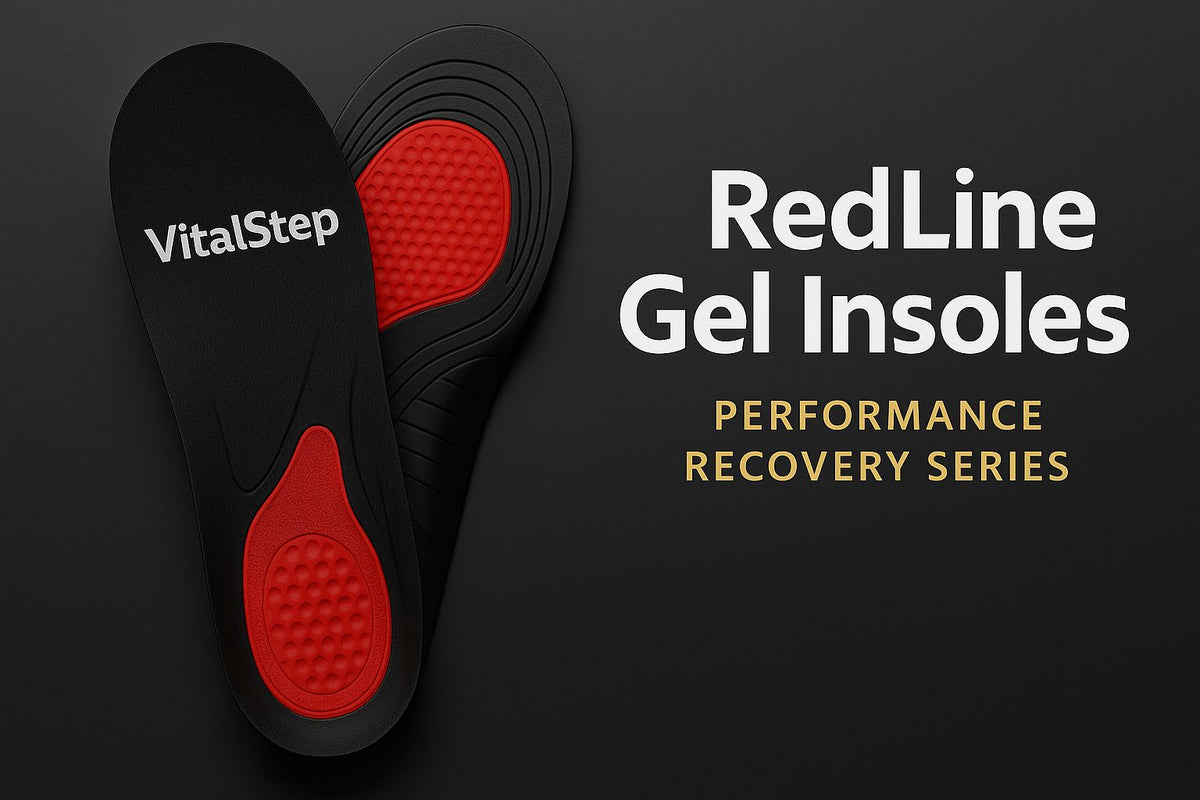 VitalStep RedLine Gel Insoles Performance Recovery Series